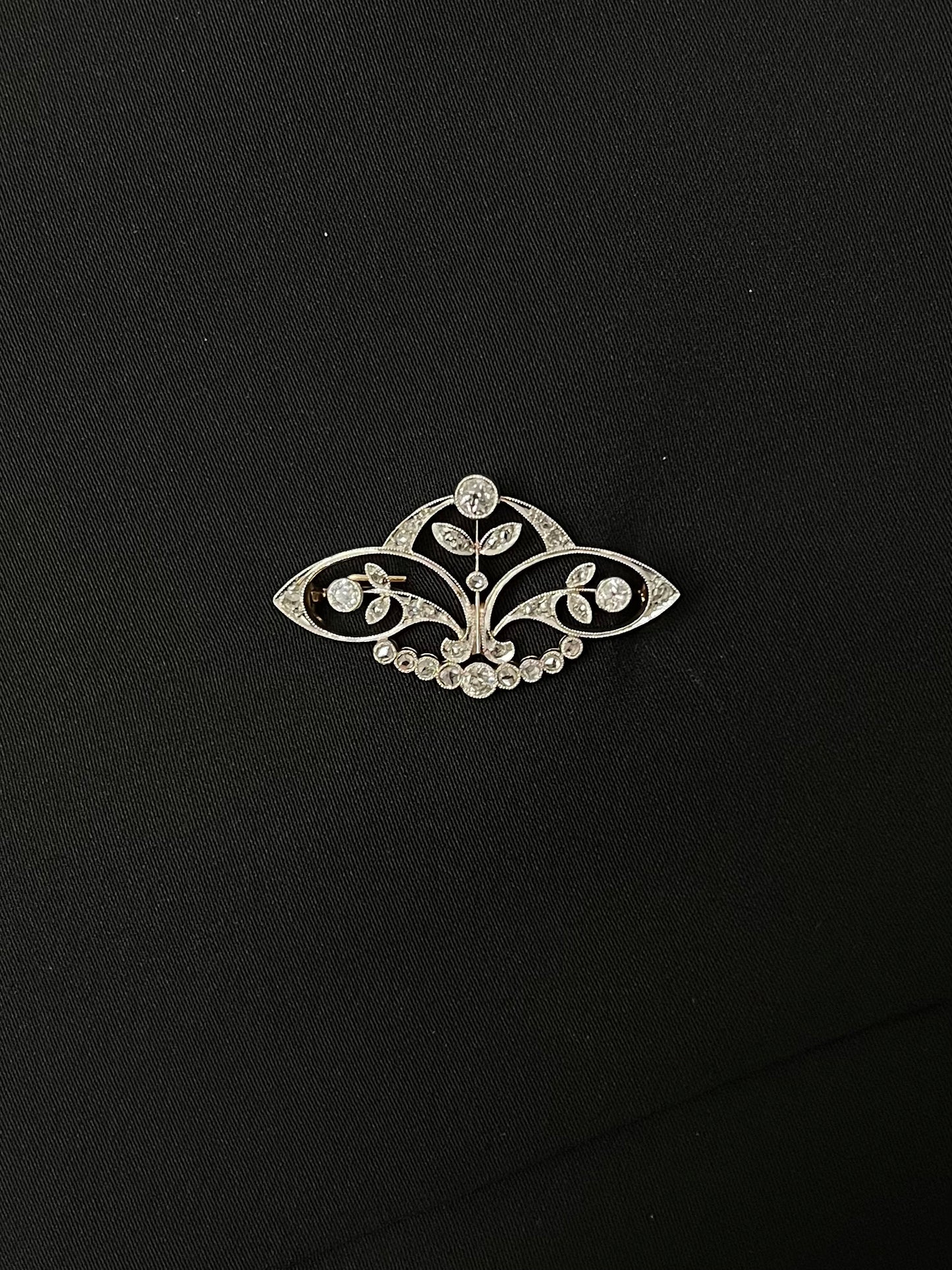 Belle Epoque Diamond Brooch